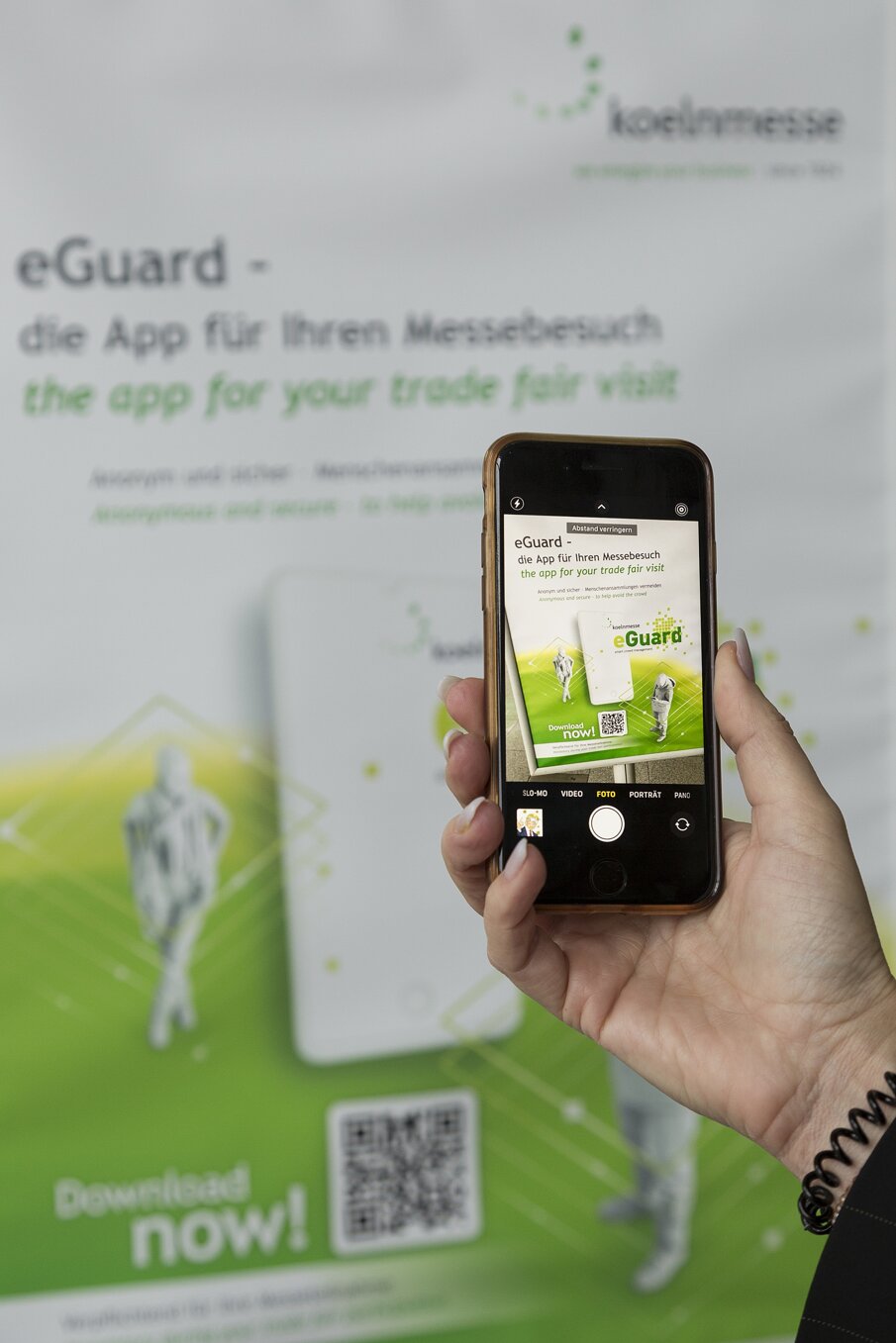 Les participants à l’IDS devront installer l’application mobile eGuard (Photo : IDS Cologne)