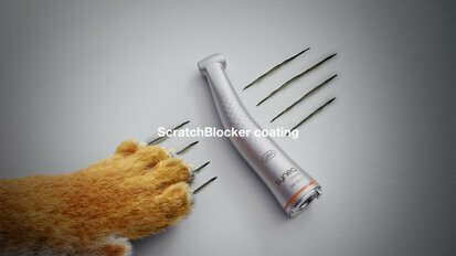 Scratchproof and solid: The W&H ScratchBlocker coating of WK-99 LT