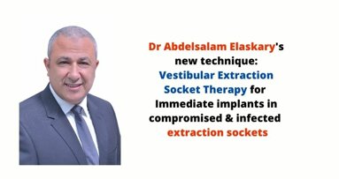 Elaskary's Vestibular Extraction Socket Therapy: Immediate implants in compromised infected sockets
