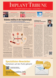 Implant Tribune Germany No. 1, 2015