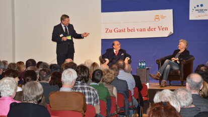 Denis Scheck und Frank Schätzing zu Gast bei van der Ven