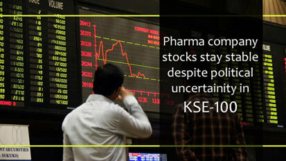 Pharma company stock stay stable despite political uncertainty