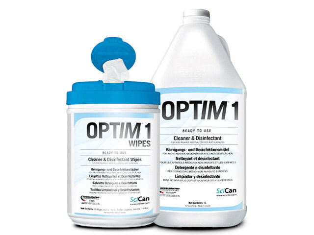 OPTIM® dezinfekční ubrousky a roztok