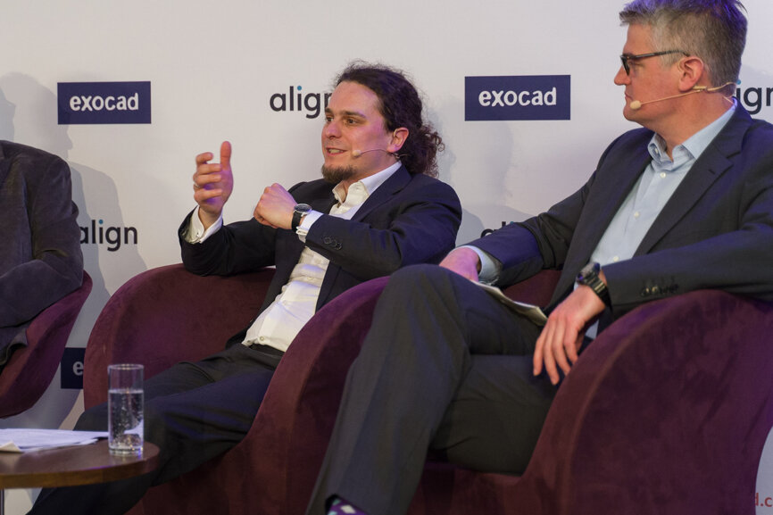 Steinbrecher (left) sees Align Technology as the ideal partner with which to grow successfully as part of the global dental company with Battle. With the merger, both forecast great potential for a successful future. (Image: exocad)