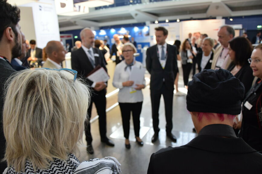 The company invited the press for a tour on the second congress day. (Photograph: Franziska Beier, DTI)