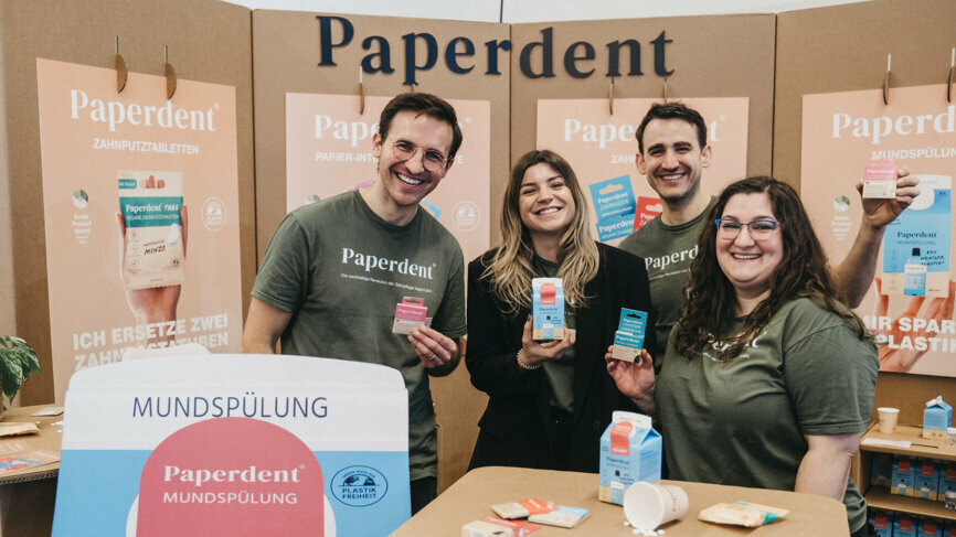 Paperdent is a Berlin-based company that works toward reducing plastic in dental products. (Image: Robert Strehler)