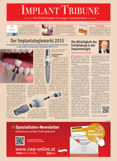 Implant Tribune Austria No. 1, 2015