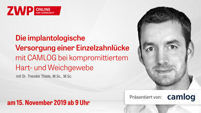 Am 15. November: CAMLOG Live-OP mit Dr. Theodor Thiele