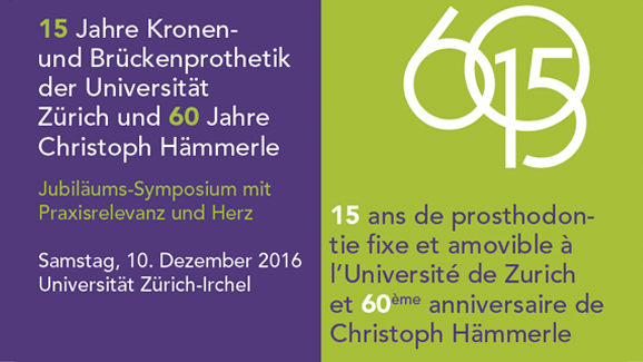 Jubiläumssymposium in Zürich