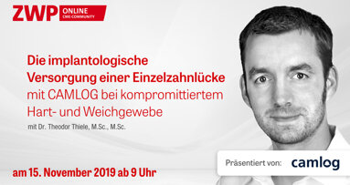 Am 15. November: CAMLOG Live-OP mit Dr. Theodor Thiele