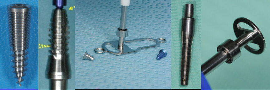 Fig.2c : Implants à plaque et des implants axiaux spécialisés ptérygoïdiens Fratex