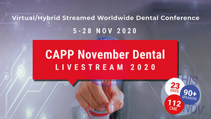 Online conferences and live streaming: CAPP supports dental professionals during pandemic