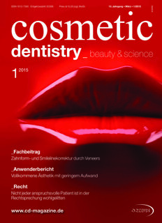 cosmetic dentistry Germany No. 1, 2015