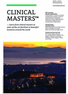 Clinical Masters No. 1, 2017