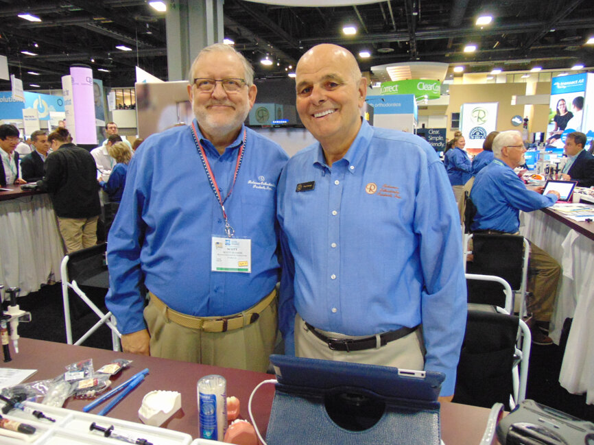 Scott Hudson, left, and Paul Gange of Reliance Orthodontic Products.