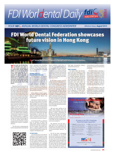 World Dental Daily Hong Kong 2012 Advanced Issue