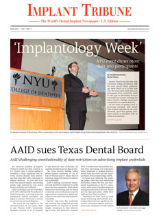 Implant Tribune U.S. No. 5, 2012