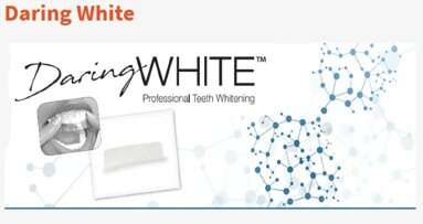 Nuova linea di strisce per sbiancamento dentale professionale: Daring White