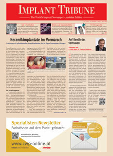Implant Tribune Austria No. 1, 2016