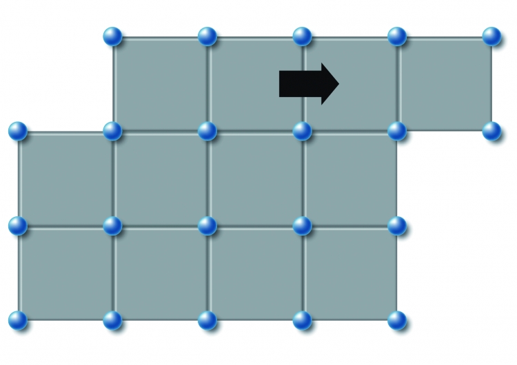 Fig. 4: Plastic deformation of metal.