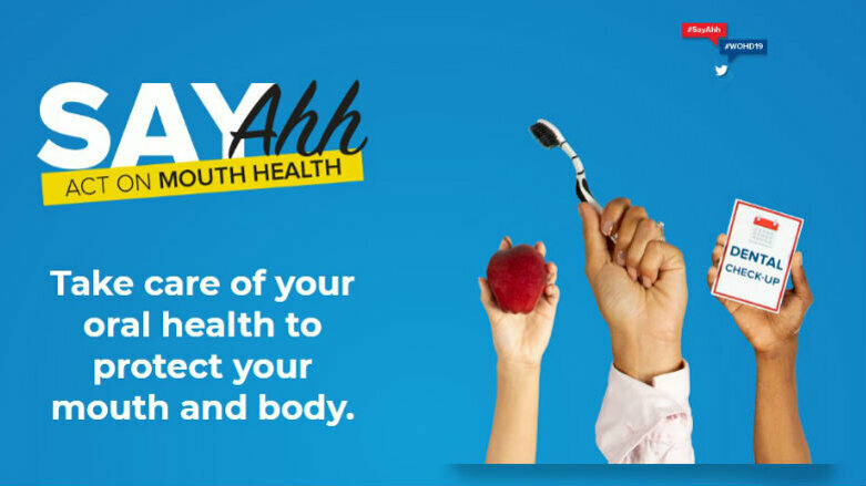 Say AHH Giornata mondiale della salute orale 2019