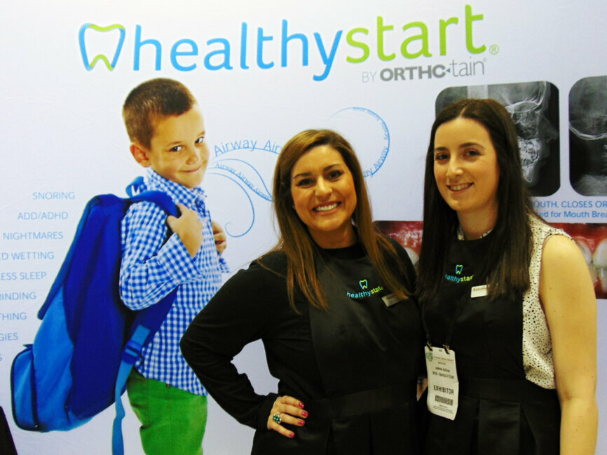 Constance Tiberi, left, and Sabrina Dudziak of Healthy Start by Ortho-Tain.