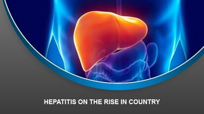 Hepatitis on the rise in country