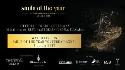Международните дентални награди Smile of the Year ще бъдат връчени през май в София