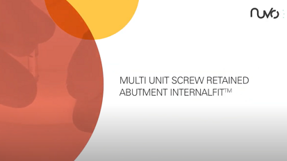 InternalFIT Multi Unit Screw Retained Abutment