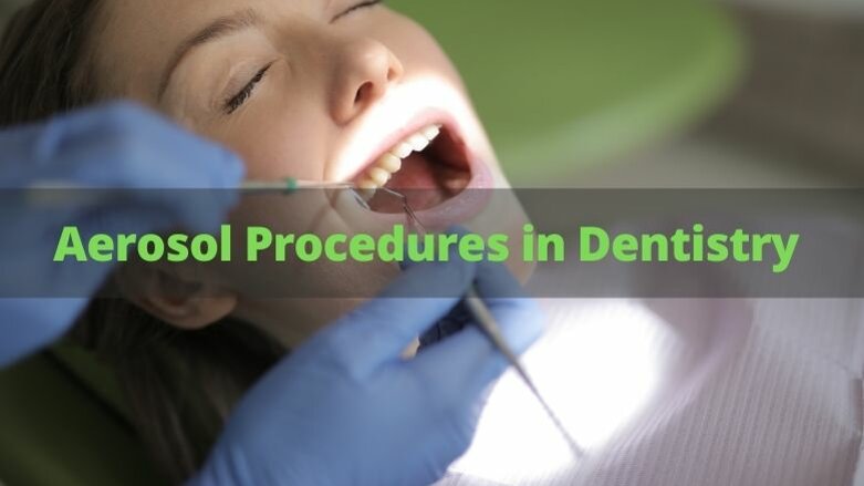Little risk from dental aerosol procedures: 10 minutes gap is enough between two procedures