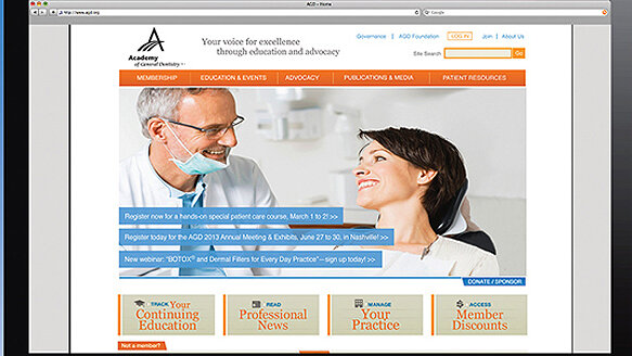 Academy of General Dentistry unveils new website
