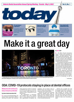 today ODA Annual Spring Meeting Toronto May 5, 2022