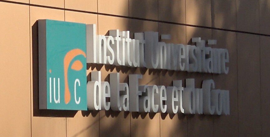 Fig. 3b : Les cours sont dispensés au sein de l’institut de la face et du cou à Nice