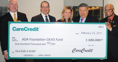 CareCredit presents its fifth donation to Give Kids A Smile Fund