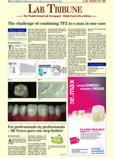 Lab Tribune Middle East & Africa No. 1, 2015